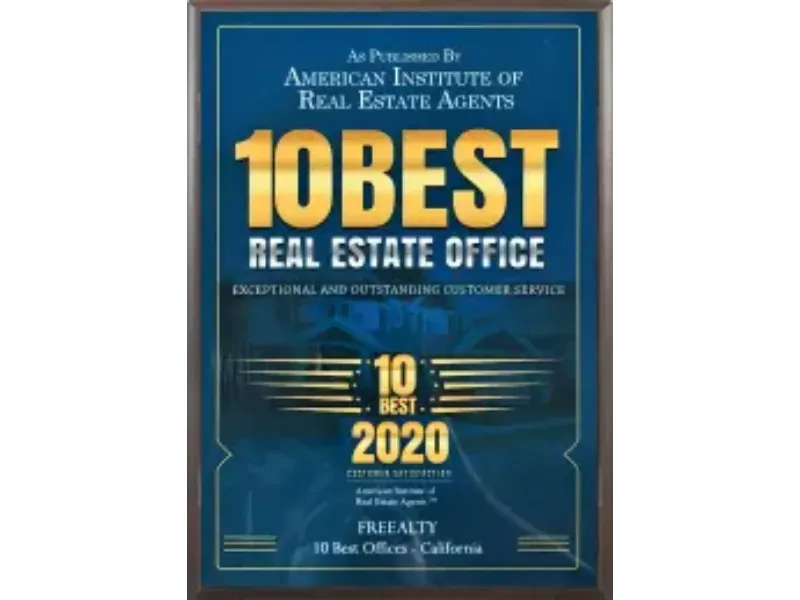 Award for 10 Best Real Estate Office 2020